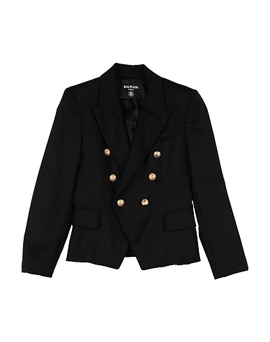 BALMAIN Blazer Black 100% Virgin Wool