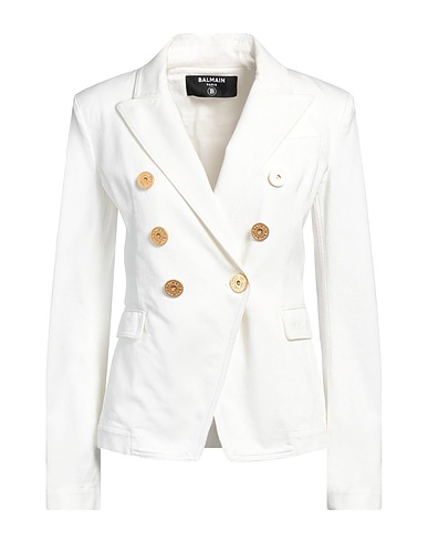 BALMAIN Blazer White 100% Cotton