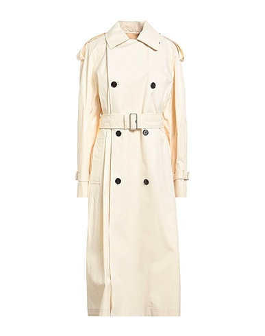 BURBERRY Double breasted pea coat Ivory 100% Cotton