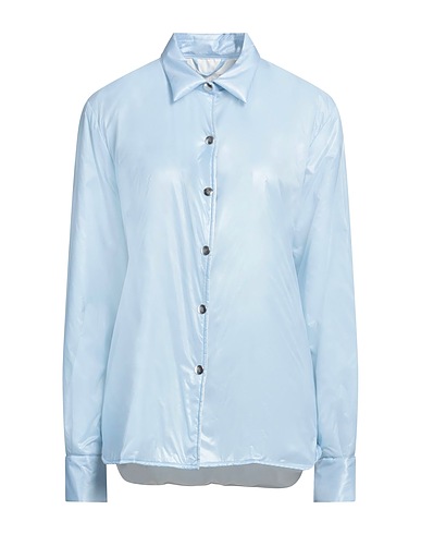 ELEVENTY Solid colour shirts & blouses Light blue 100% Polyamide