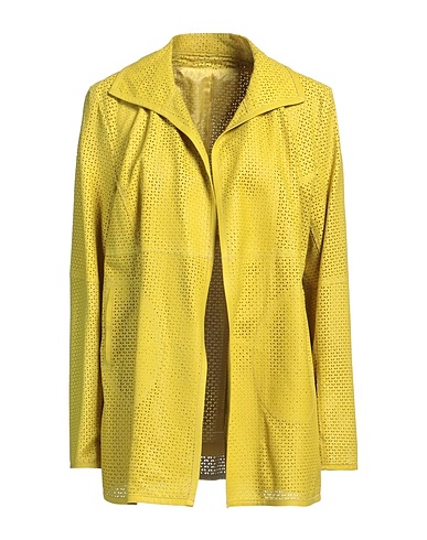 PEARLS Jacket Lime green Leather