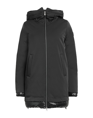 COLMAR Shell  jacket Black 50% Polyester, 46% Polyamide, 4% Elastane