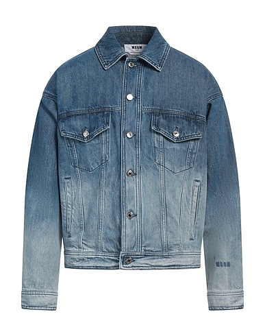 MSGM Denim jacket Blue 100% Cotton
