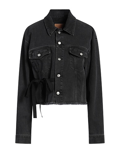 MM6 MAISON MARGIELA Denim jacket Black 100% Cotton