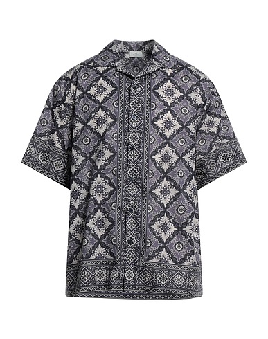 ETRO Patterned shirt Navy 100% Cotton