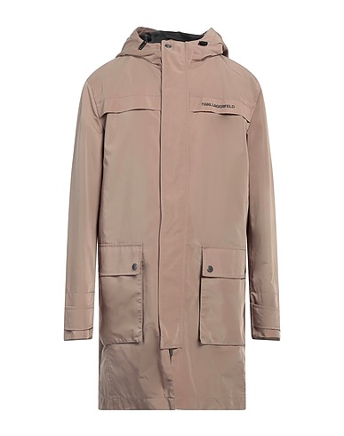 KARL LAGERFELD Full-length jacket Light grey 100% Polyester