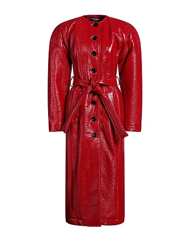 DOLCE&GABBANA Coat Red 64% Wool, 36% Polyamide
