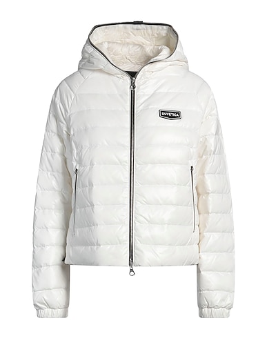 DUVETICA Shell jacket White 100% Polyamide