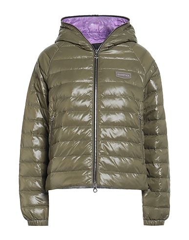 DUVETICA Shell  jacket Khaki 100% Polyamide
