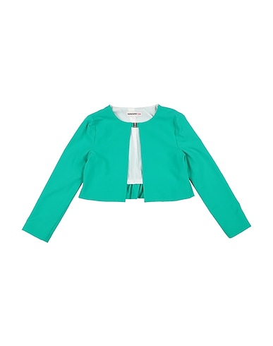 PATRIZIA PEPE Jacket GIRL Emerald green 89% Polyester, 11% Elastane