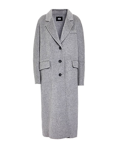 ALPHA STUDIO Coat Grey 100% Wool