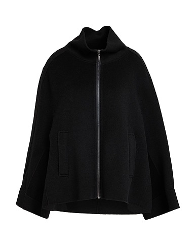 ALPHA STUDIO Coat Black 100% Wool