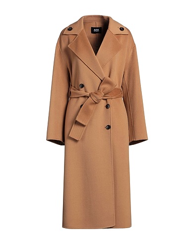ALPHA STUDIO Coat Camel 100% Wool