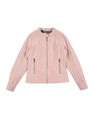 FREEDOMDAY Giubbotto Rosa chiaro 100% Poliuretano, Viscosa, Cotone