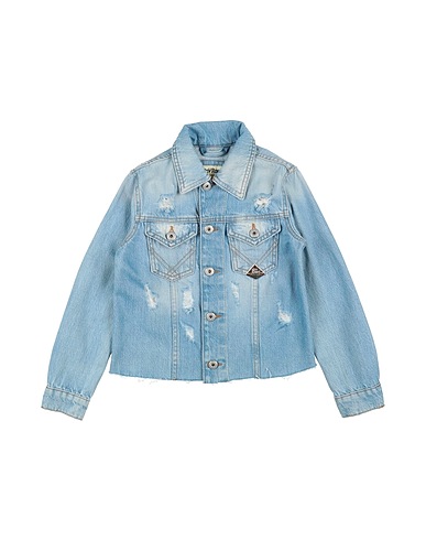 ROŸ ROGER'S Denim jacket Blue 100% Cotton