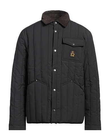 REFRIGIWEAR Piumino Nero 100% Poliestere, Cotone, Poliammide