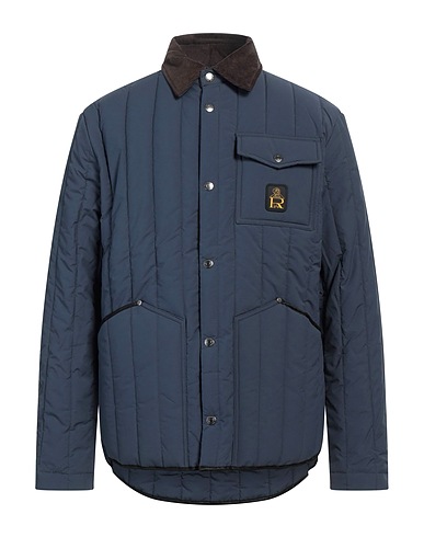 REFRIGIWEAR Piumino Blu navy 100% Poliestere, Cotone, Poliammide