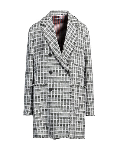 THOM BROWNE Coat Sage green 100% Cotton