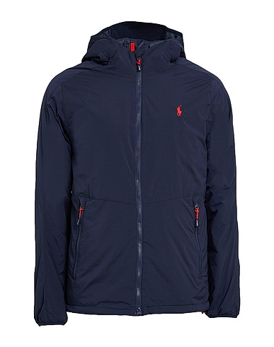 POLO RALPH LAUREN Jacket Navy blue 48% Nylon, 42% Recycled nylon, 10% Elastane