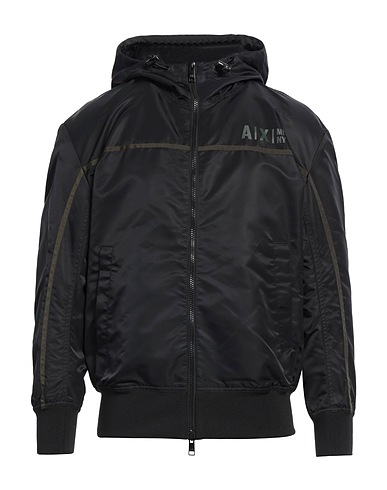 ARMANI EXCHANGE Jacket Black 100% Polyamide, Elastane