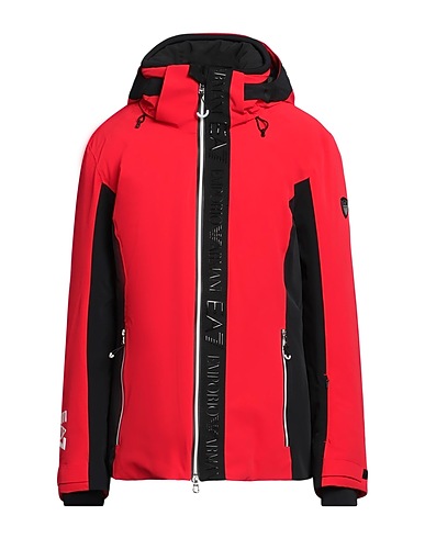 EA7 Shell jacket Red 86% Polyamide, 14% Elastane, Polyurethane