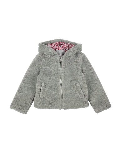 GUESS Teddy Coat Grey 100% Polyester