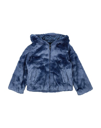 GUESS Teddy Coat Slate blue 100% Polyester