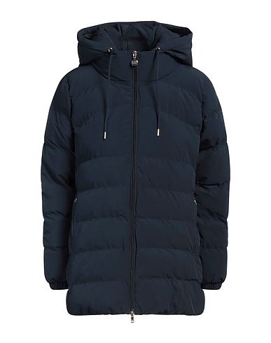 EA7 Shell jacket Navy blue 92% Polyester, 8% Elastane