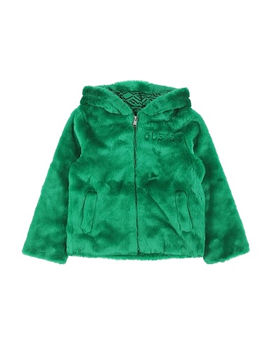 GUESS Teddy Coat Verde 56% Acrilico, 44% Poliestere