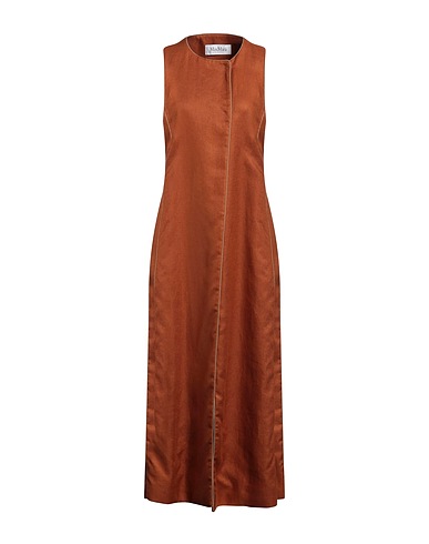MAX MARA Soprabito Marrone 100% Lino