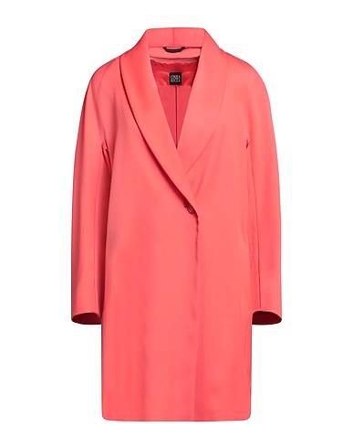 CINZIA ROCCA Coat Salmon pink 99% Virgin Wool, 1% Elastane