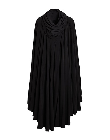 RICK OWENS Cape Black 64% Acetate, 36% Silk