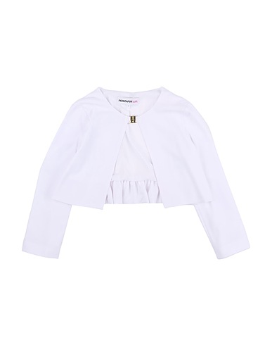 PATRIZIA PEPE Jacket GIRL White 89% Polyester, 11% Elastane