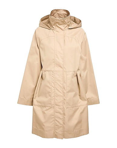 MAX&Co. Full-length jacket TONACA
 Beige 66% Cotton, 34% Polyester