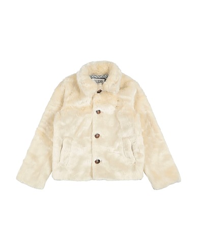 GUESS Teddy Coat Avorio 100% Poliestere