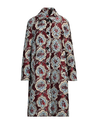 LA DOUBLE J Coat Burgundy 60% Acrylic, 40% Polyester