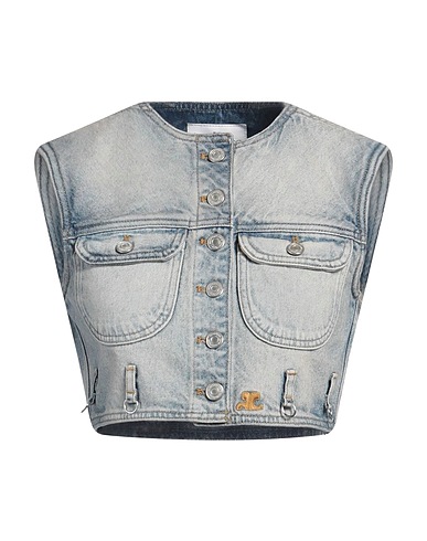 COURRÈGES Blouson en jean Bleu 100% Coton
