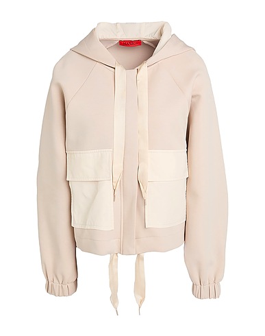 MAX&Co. Jacket FIORINA
 Beige 65% Cotton, 26% Polyester, 9% Elastane