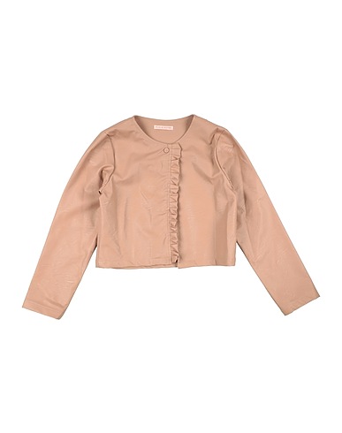 PARIS HILTON Jacket Light brown 60% Polyurethane, 40% Viscose
