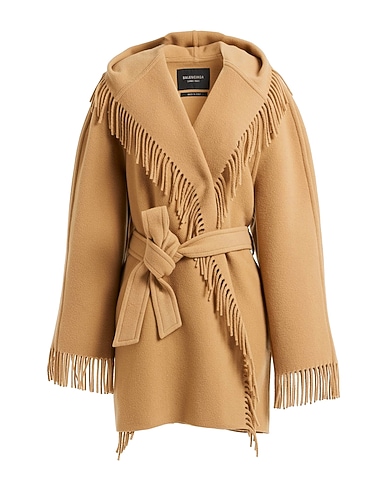 BALENCIAGA Coat Camel 100% Wool