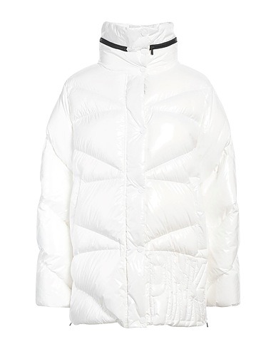 PINKO Shell  jacket White 100% Polyamide, Polyurethane