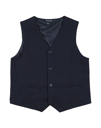 PLEASE Waistcoat Midnight blue 52% Cotton, 41% Polyamide, 7% Elastane