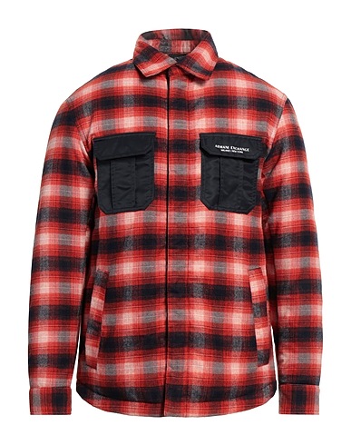 ARMANI EXCHANGE Blouson Rouille 60% Polyester, 31% Viscose, 9% Laine, Polyamide