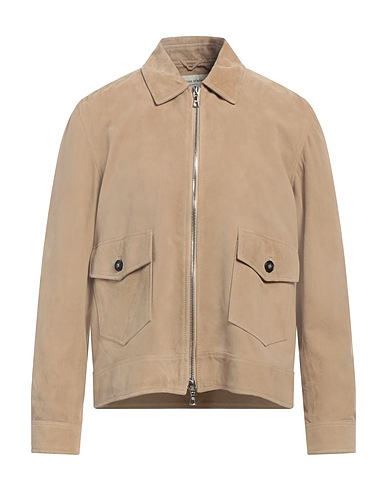 OFFICINE GÉNÉRALE Jacket Beige 100% Goat skin