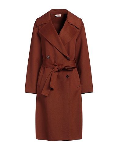LIU •JO Coat Brown 50% Polyester, 50% Wool