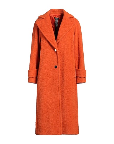 LIU •JO Coat Orange 70% Wool, 15% Polyester, 10% Polyamide, 5% Other Fibres