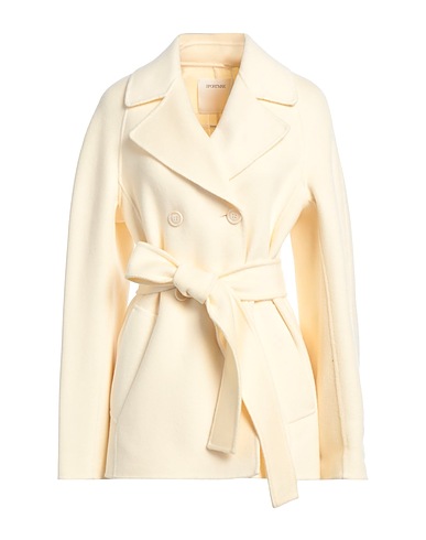 SPORTMAX Coat Ivory 90% Virgin Wool, 10% Cashmere