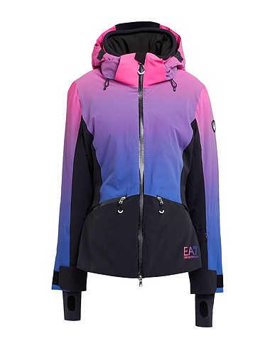 EA7 Jacket Purple 86% Polyamide, 14% Elastane, Polyurethane