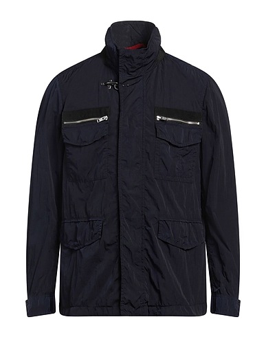 FAY Jacket Midnight blue 100% Polyamide, Polyester