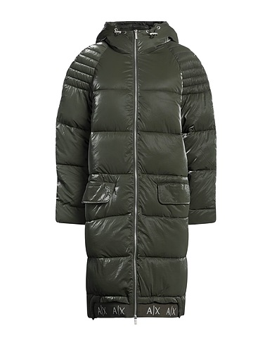 ARMANI EXCHANGE パファージャケット ミリタリーグリーン ナイロン 100% / ポリウレタン / ポリウレタン / ポリエステル / 金属繊維